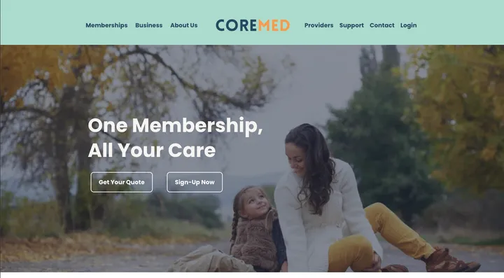 Website example — service business