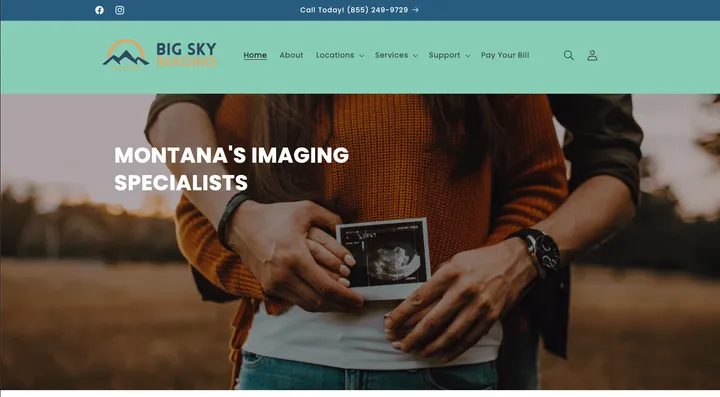 Website example — local business