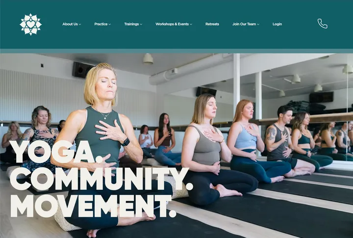 Website example — professional services